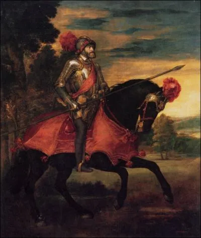Portrait de Charles Quint  cheval, 1548