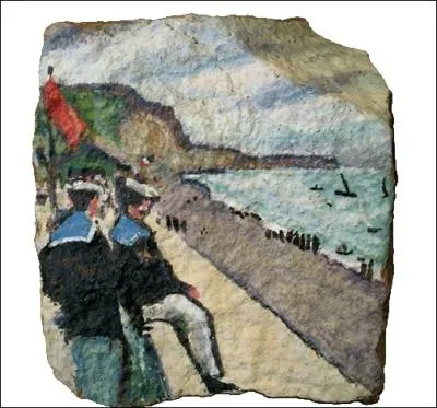 Peinture inspirée d'un tableau d'Albert Marquet 1875-1947. Quel est le support de cette reproduction ?