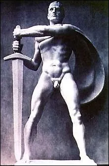 Autre sculpteur qui exalte la musculature germanique, voici ...