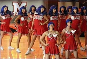 Quel est le nom de l'quipe des pom-pom girls de Sue ?