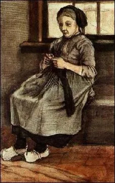 Qui a peint Femme reprisant un bas ?