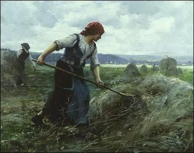 Qui a peint La rcolte des foins ?