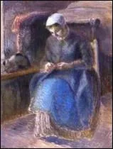 Qui a peint Femme en train de coudre ?