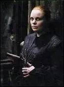 Ce mangemort est Alecto Carrow. Qu'enseigne-t-il ?