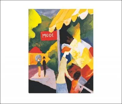 Qui a peint La vitrine de la modiste ?