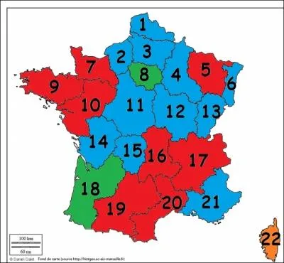 Quelle rgion se situe au numro 4 ?