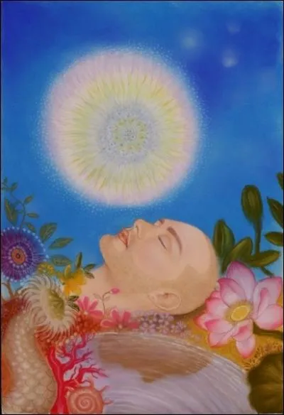 De Tino Rodriguez artiste mexicain. Ce tableau s'appelle "radiance of dream". Quelle traduction proposez-vous ?