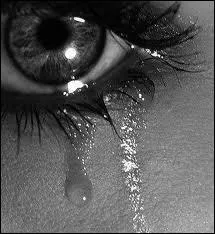  Rien qu'une larme dans tes yeux  :