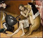 De qui est ce tableau reprsentant un homme nu, et une truie tte couverte ?