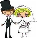 Pas de chance en argent, chance en amour ! Les couples attendent tous un mariage heureux ...