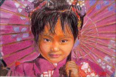 Elle a la chance d'habiter la ville qui est le centre culturel du Japon