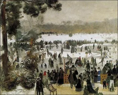 Patineurs au Bois de Boulogne, 1868