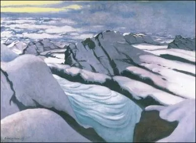 Hautes Alpes, neige et glacier,