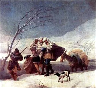 La neige ou l'hiver, 1786