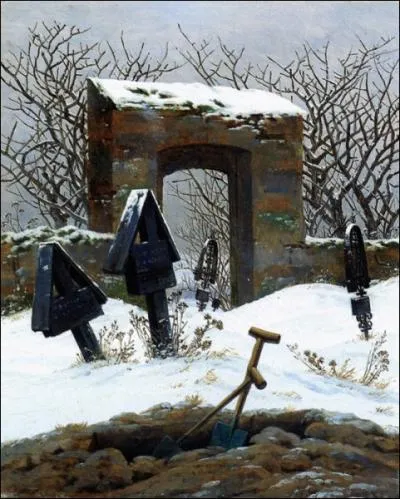 Tombe sous la neige, 1826