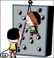 Les moniteurs d'escalade ...