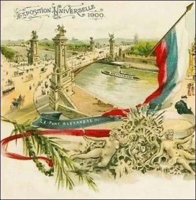 Inaugur pour l'Exposition universelle de Paris en 1900 par Emile Loubet, ce pont sur la Seine tait destin  symboliser l'amiti franco-russe... .