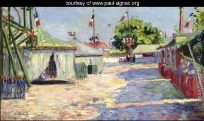 Qui a peint La fte d'Asnires ?