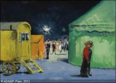 Qui a peint Cirque et fte forraine  la Vilette ?