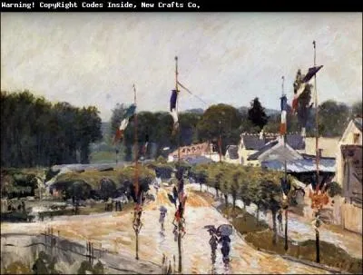 Qui a peint Jour de fte  Marly le Roi ?