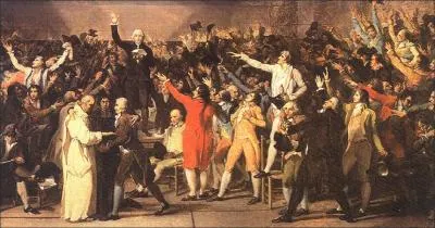 Quel serment historique (20 juin 1789) permet au tiers tat de conqurir le pouvoir, de faire les lois et d'instaurer un systme politique o le pouvoir du roi est limit par une constitution ?