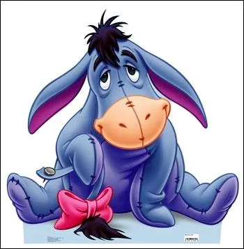 Bourriquet, cet ne semblant toujours triste. Disney ou pas Disney ?