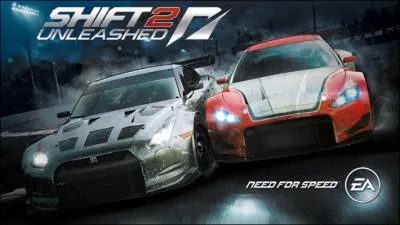 Dans le jeu "Need Shift 2 : Unleashed", quelle est la marque de la voiture de gauche dessin&eacute;e sur la premi&egrave;re image de la bo&icirc;te ?