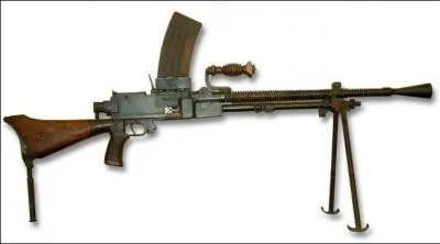 Puis vient le tour de ce fusil mitrailleur de la mme arme. Quel est son type ?