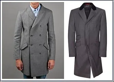 Ce manteau, d'origine britannique, est fort lgant et  boutonnage dissimul. C'est un :