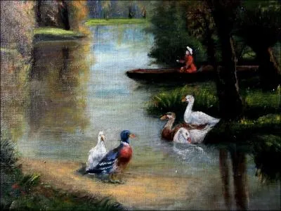 En passant prs d'un tang, O le canard chantait O le canard chantait Et dans son joli chant disait :  Cancan, cancan . O est la suite ?