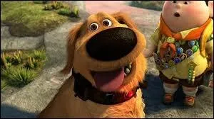 Un dobermann qui parle avec une voix de castra (Pixar, 2009) :