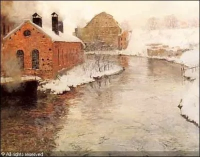 Le vieux moulin, Kristiana, 1901