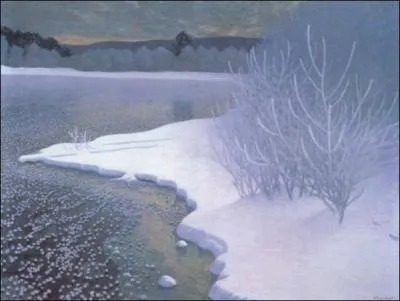 Gele blanche sur la glace, 1901