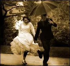 Compltez ce proverbe :  Mariage pluvieux ...  
