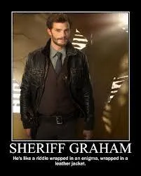  cause de quel personnage Graham, le shrif est-il mort ?