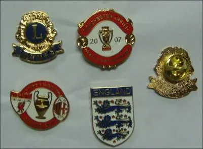 Le petit badge mtallique qui se pique sur un vtement est un... .