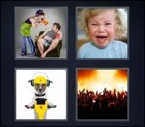 Quel mot s'apparente  ces 4 images :