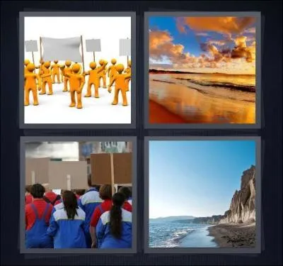 Quel mot s'apparente  ces 4 images :