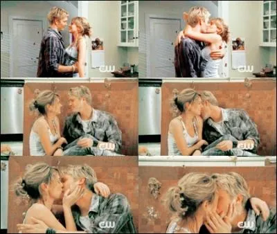 Peyton a fait des cookies et lorsque Lucas les aperoit, la dgustation se transforme en bataille. Que lui dit finalement Lucas aprs avoir abandonn ?