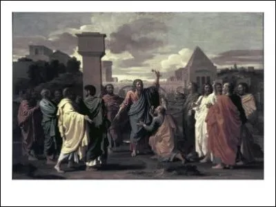 Qui a peint Le christ donnant les clefs  Saint-Pierre ?