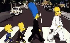 Quel groupe les Simpson imitent-ils ?