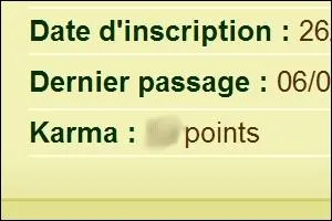 Combien de karmas peut-on avoir au maximum ?