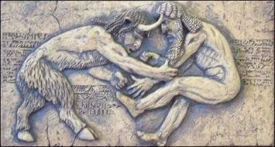 Qui Enkidu combat-il sur cette photo ? C'est un des rois les plus puissants de Msopotamie !