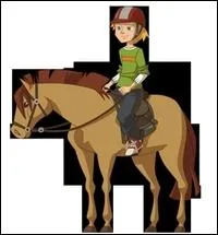 Comment se nomme le poney de Kevin ?