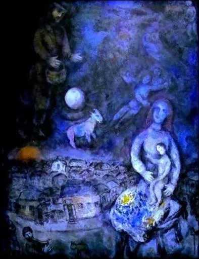 Ce tableau   La famille  est-il une oeuvre de Chagall ?