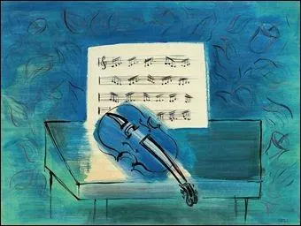Qui a peint Le violon bleu ?