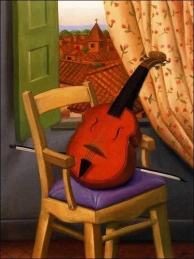 Qui a peint Violon sur une chaise ?