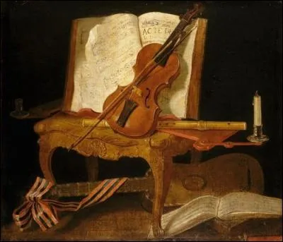 Qui a peint Nature morte au violon ?