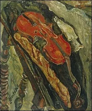 Qui a peint Nature morte au violon ?