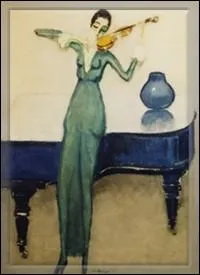 Qui a peint La violoniste ?